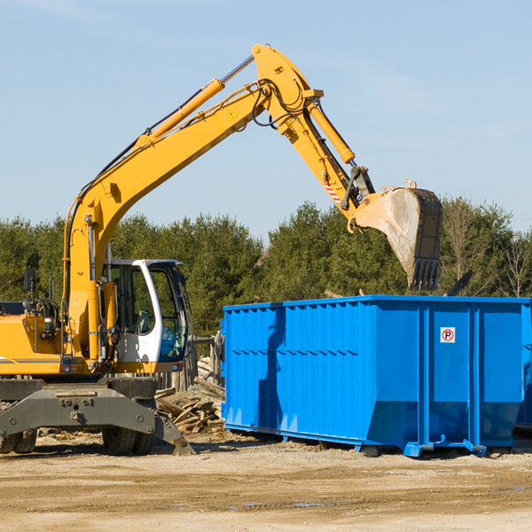 what size residential dumpster rentals are available in Noble County OK